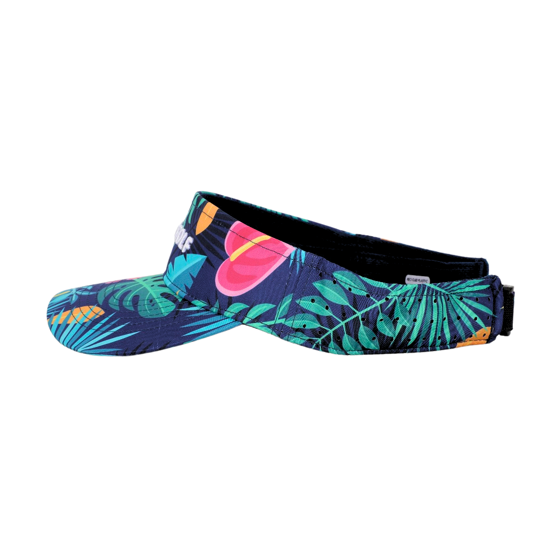 Wild Golf Visor - BLUE TROPICAL