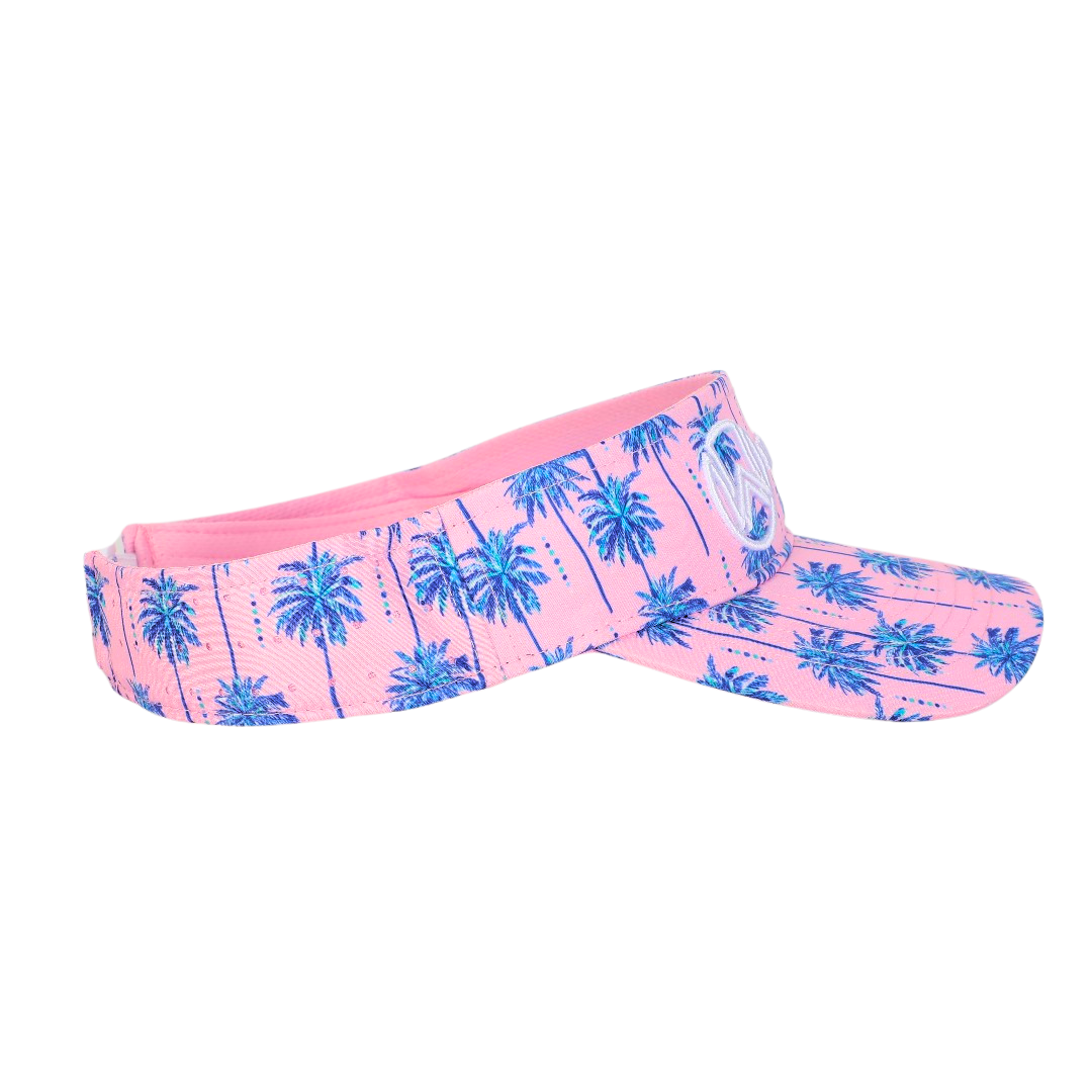 Wild Golf Visor - PINK PALM
