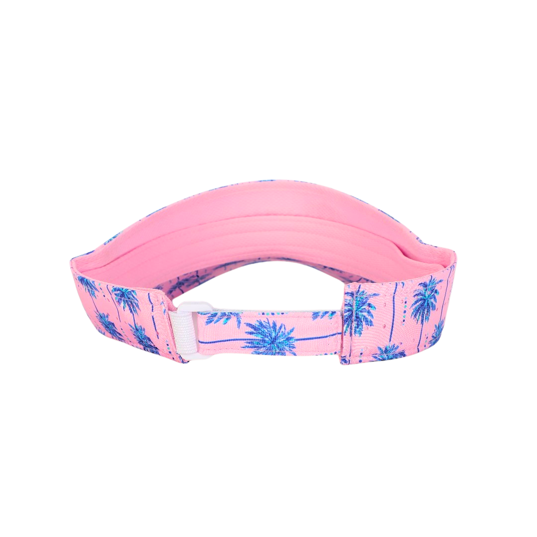 Wild Golf Visor - PINK PALM