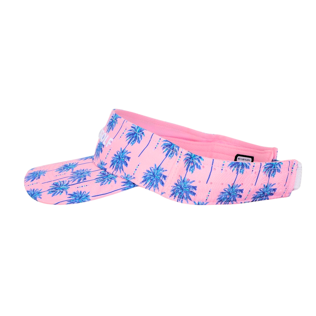 Wild Golf Visor - PINK PALM