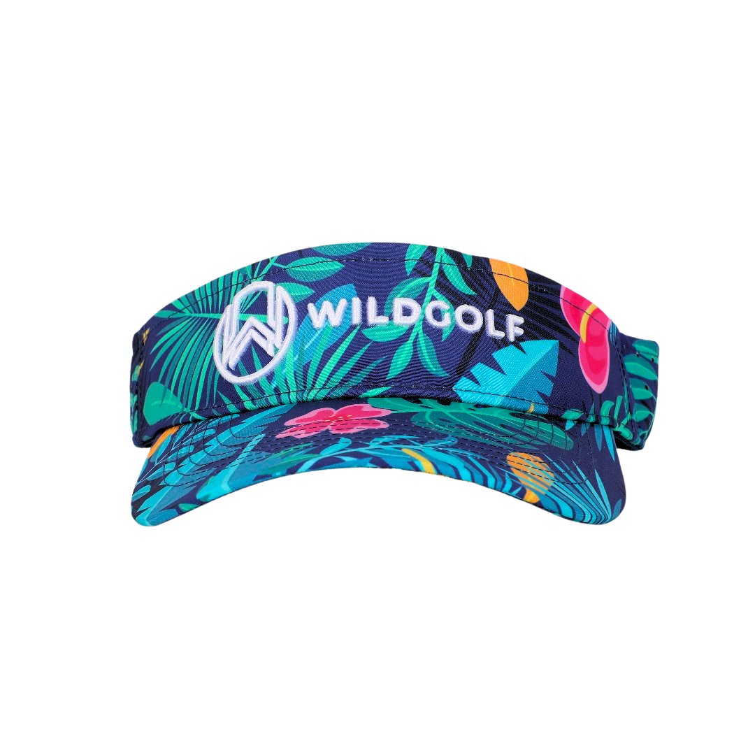 Wild Golf Visor - BLUE TROPICAL