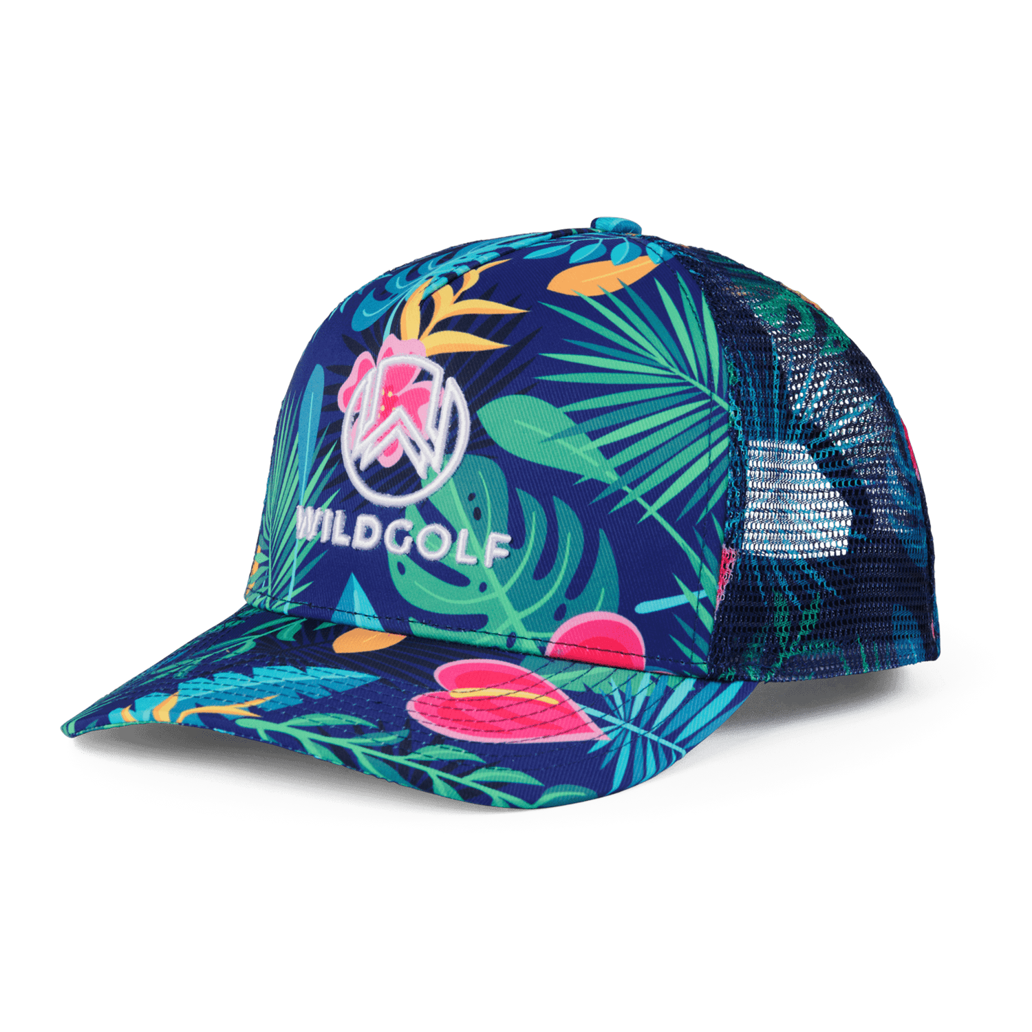 Wild Golf Hat - BLUE TROPICAL