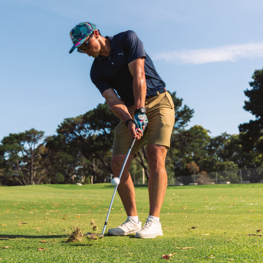 Wild Golf Glove - BLUE TROPICAL