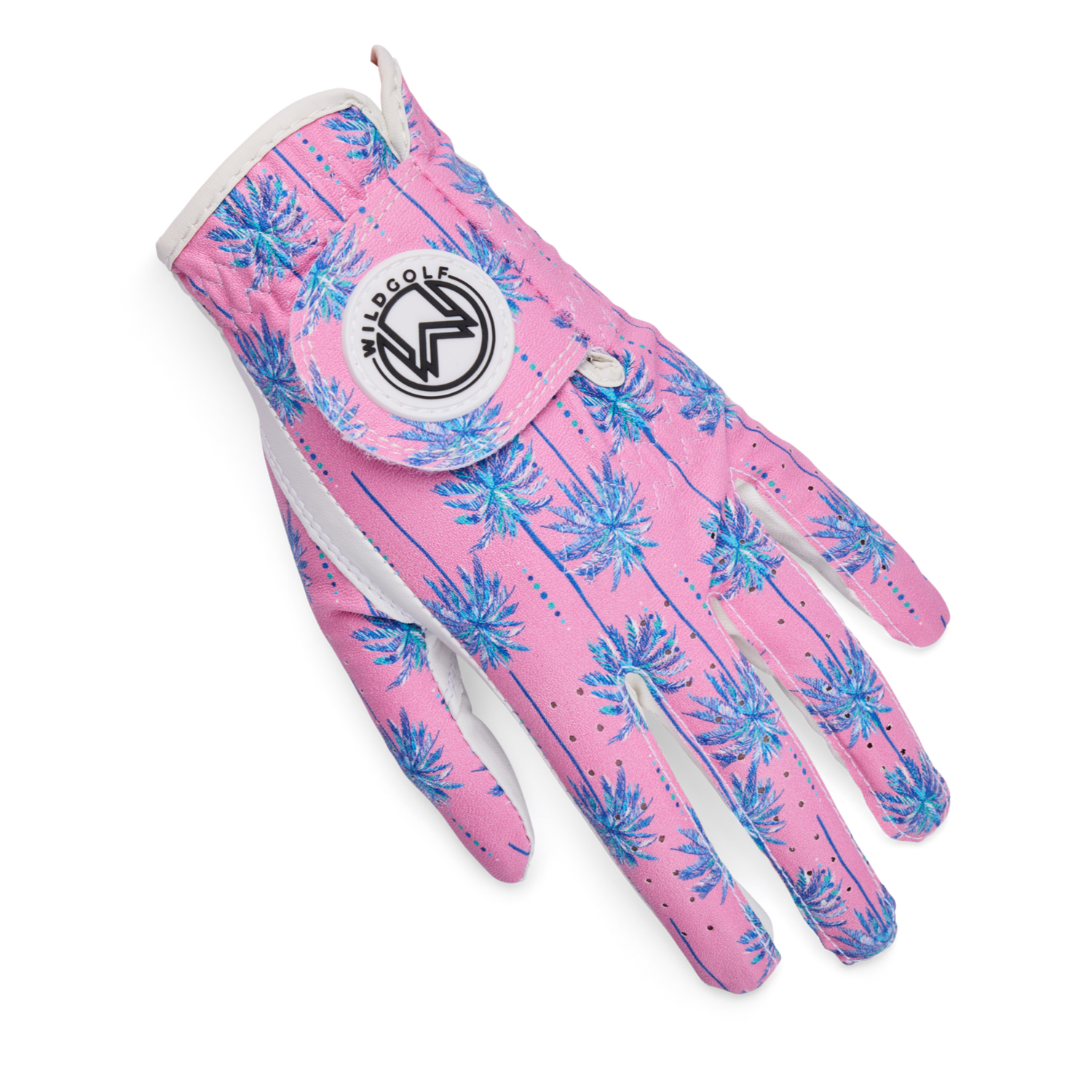 Wild Golf Glove - PINK PALM