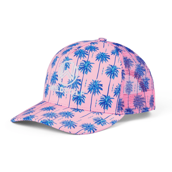 Marc By Marc Jacobs Pink & Blue Palm Tree Cap Baseball Tropical Hat New With Tag m_697e7a4f5df8e77d51e87eb3.jpg main image 4