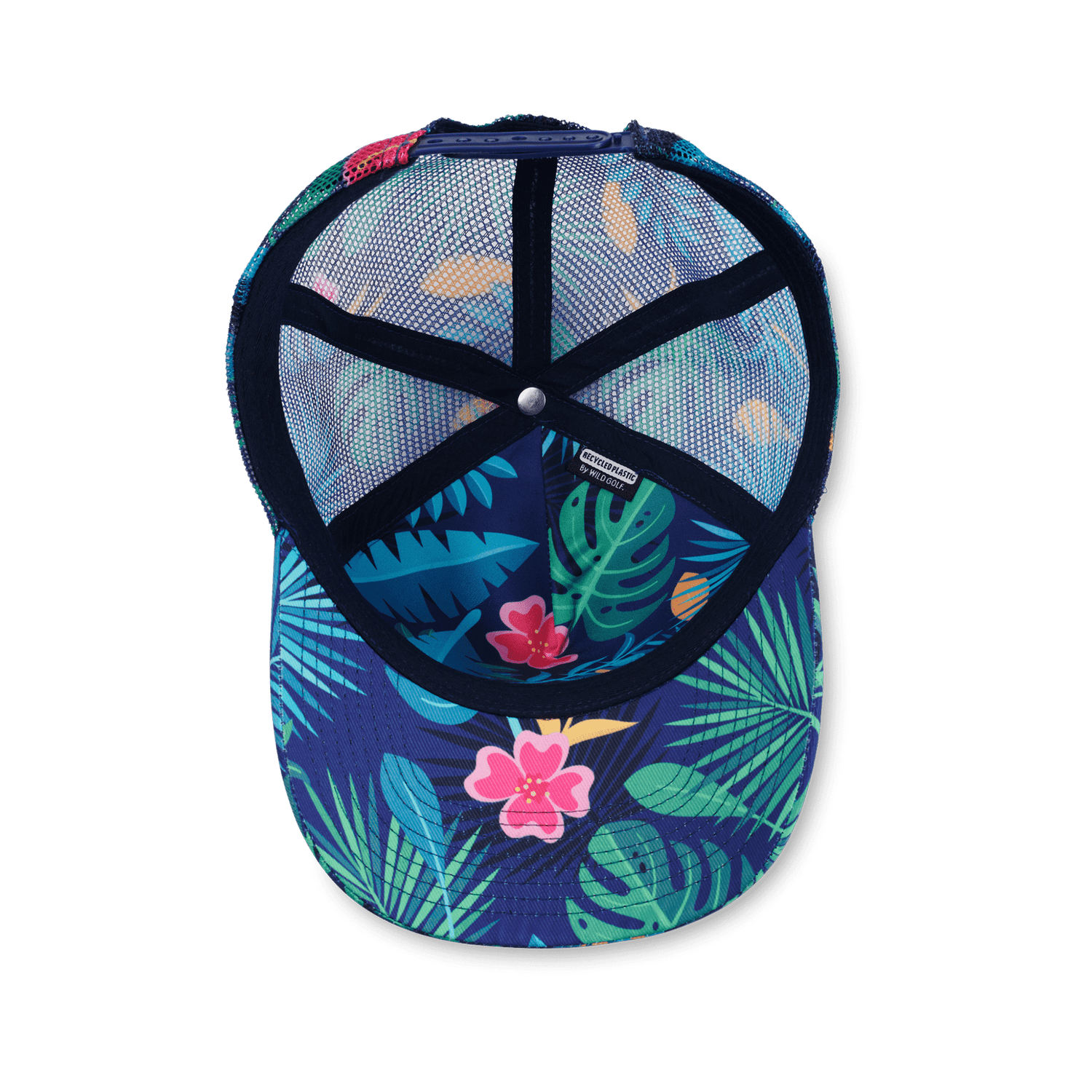 Wild Golf Hat - BLUE TROPICAL