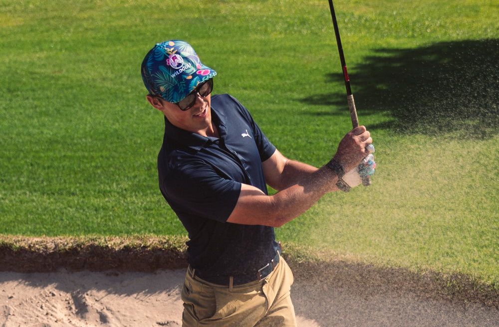 Wild Golf Hat - BLUE TROPICAL