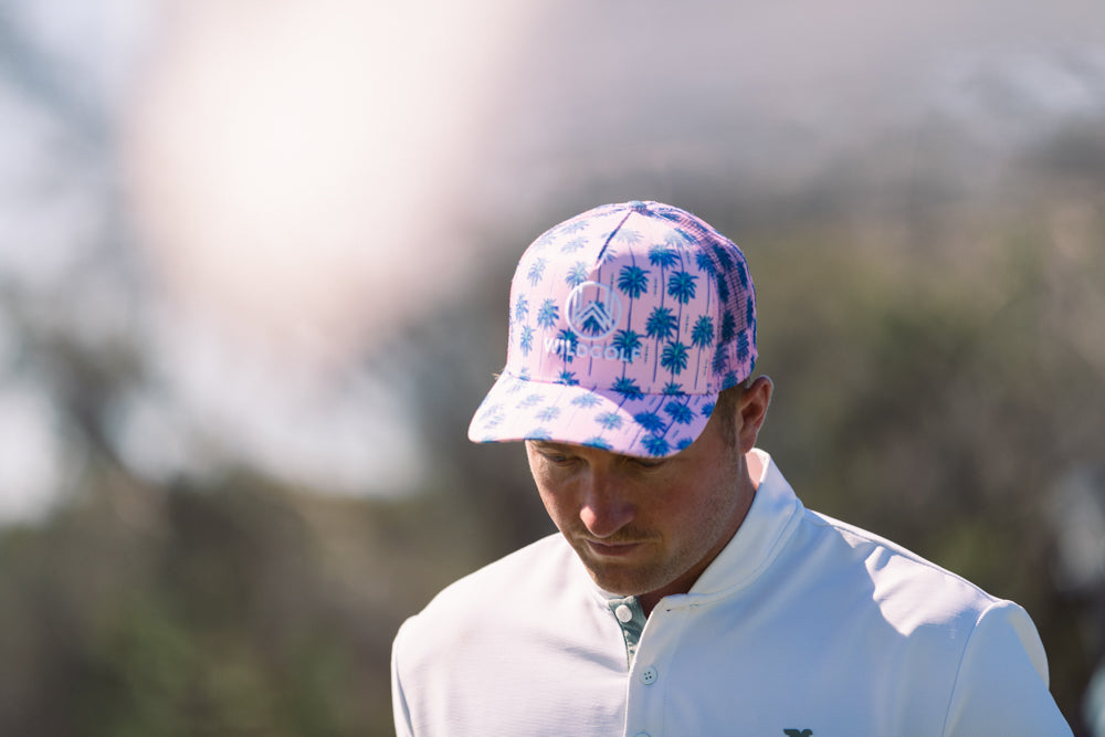 Wild Golf Hat - PINK PALM
